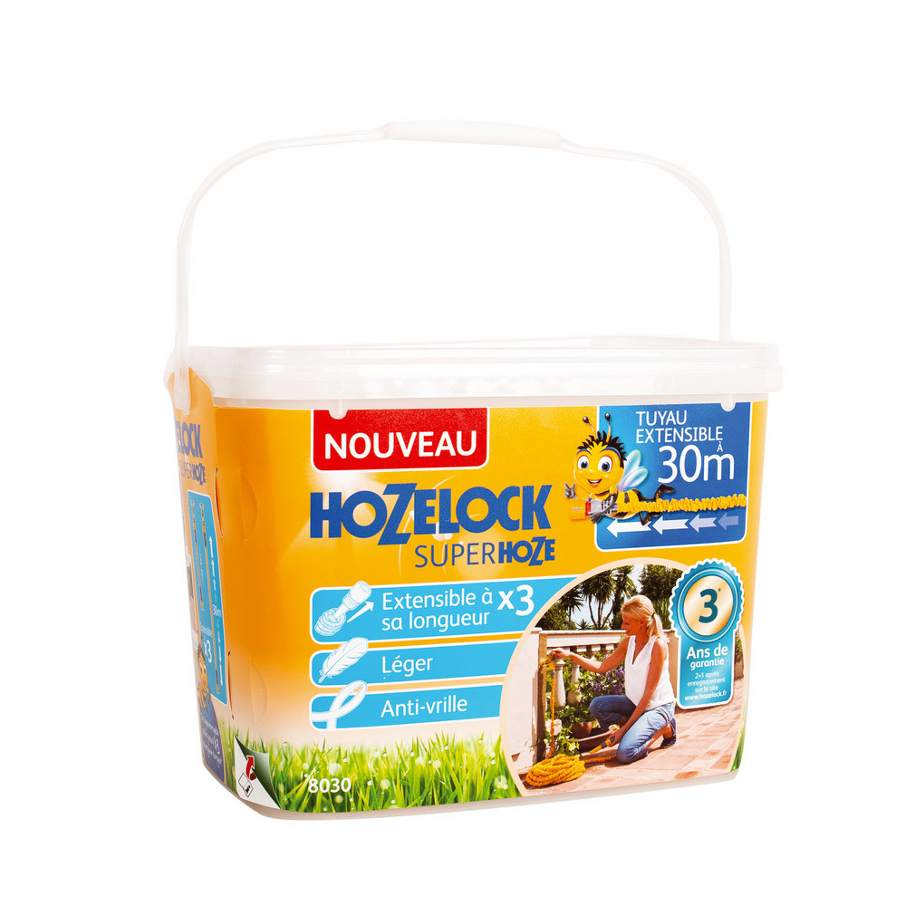 Tuyau extensible Superhoze 30 m Hozelock