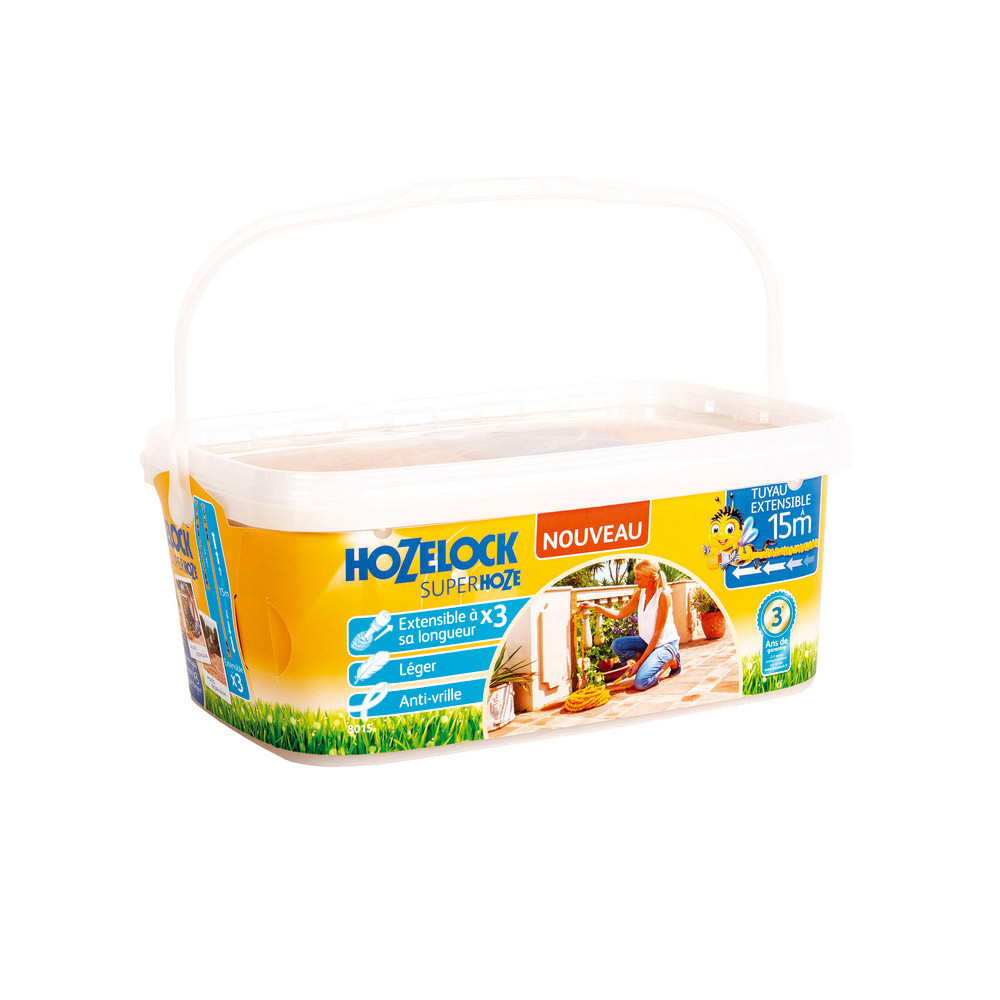 Tuyau extensible Superhoze 15 m Hozelock