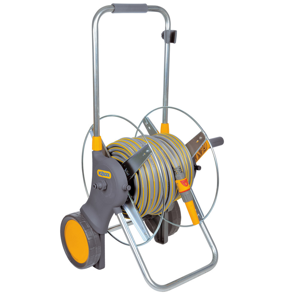 Grand dévidoir chariot équipé - 25 m Hozelock
