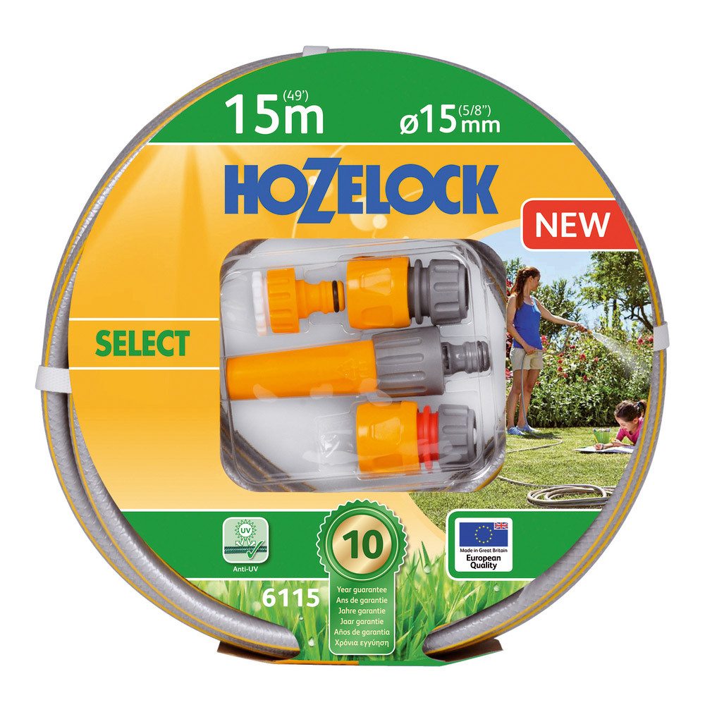 Batterie tuyau Sélect 15 m ø 15 mm Hozelock