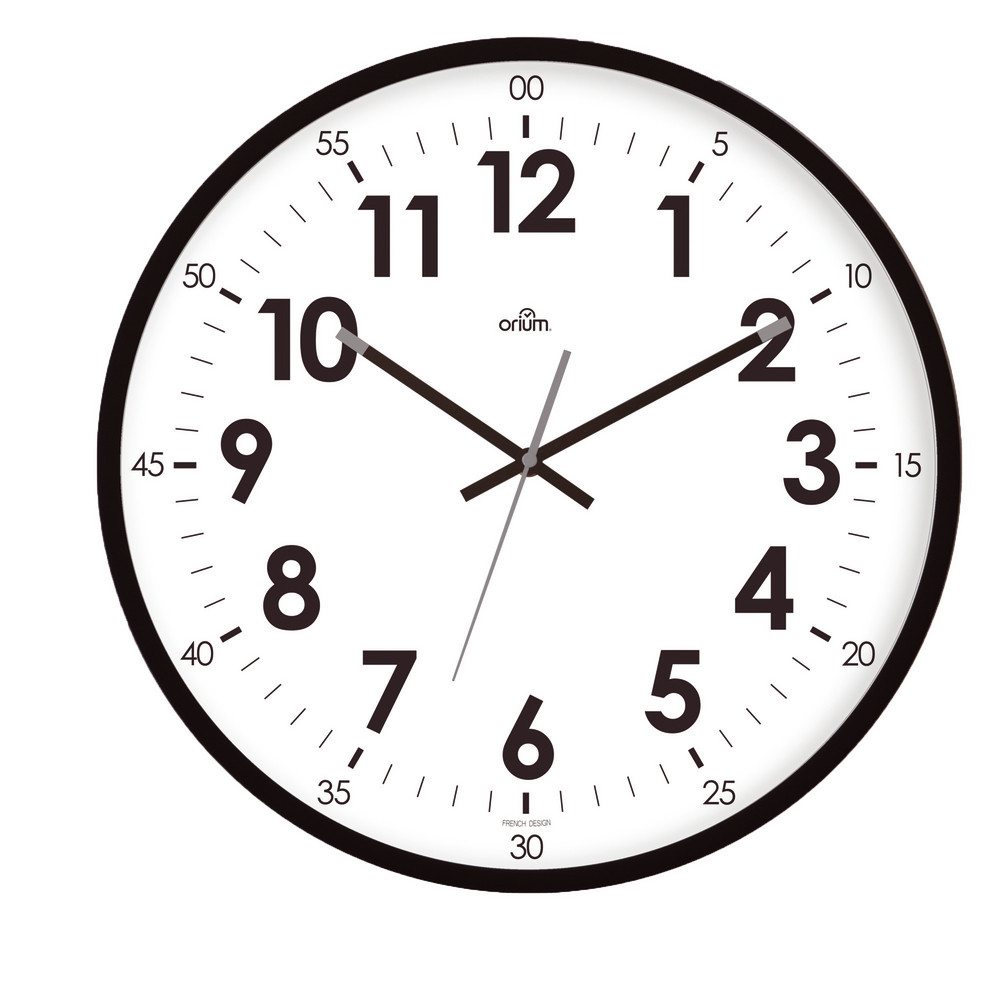 Horloge à quartz Oris diamètre 40 cm noir