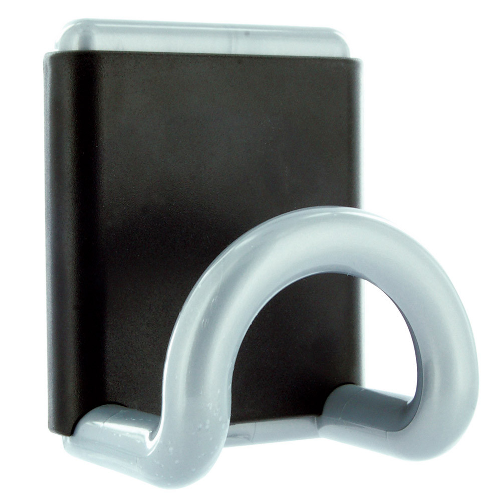 Patère magnétique grise