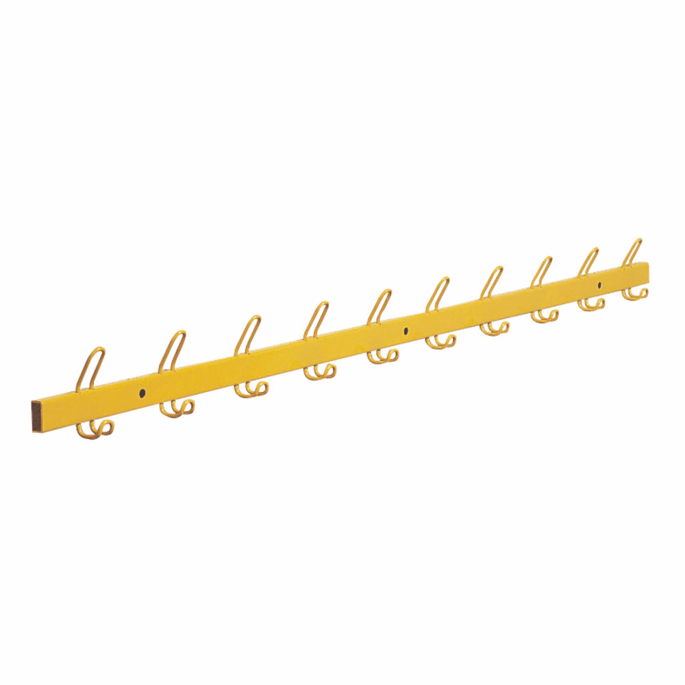 10 bi-patères métal jaune