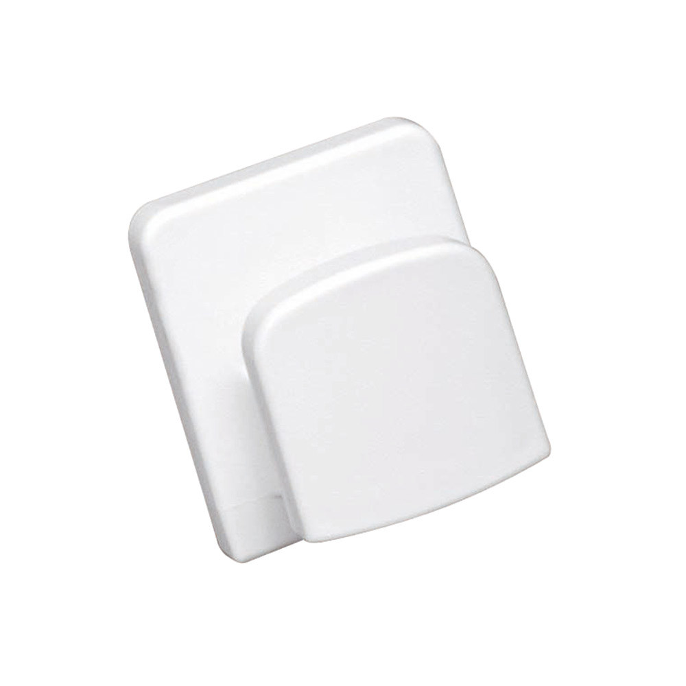 Patère plastique GILAC 1 tête blanche