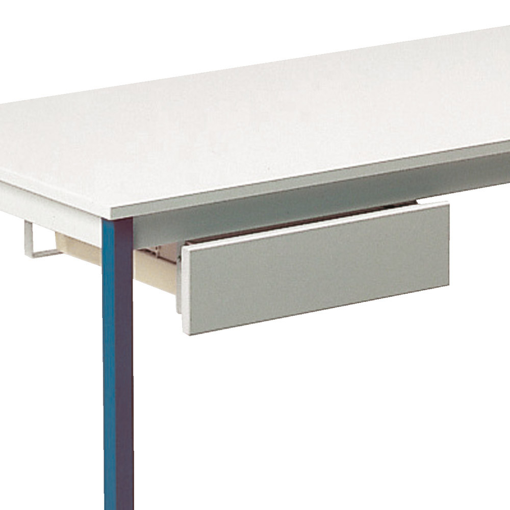 Tiroir adaptable pour tables universelles, coloris gris