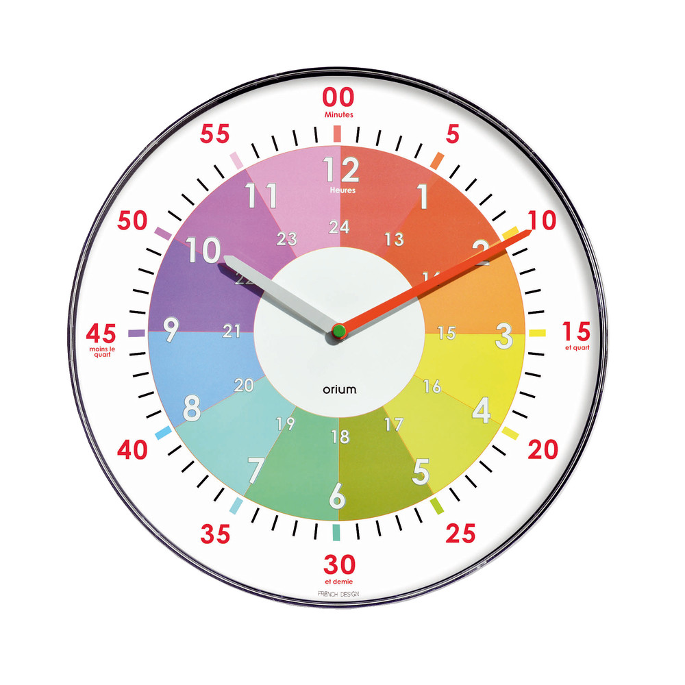 Horloge silencieuse Practice diam 30 cm