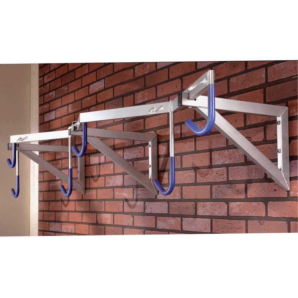 Support mural décalé 6 places