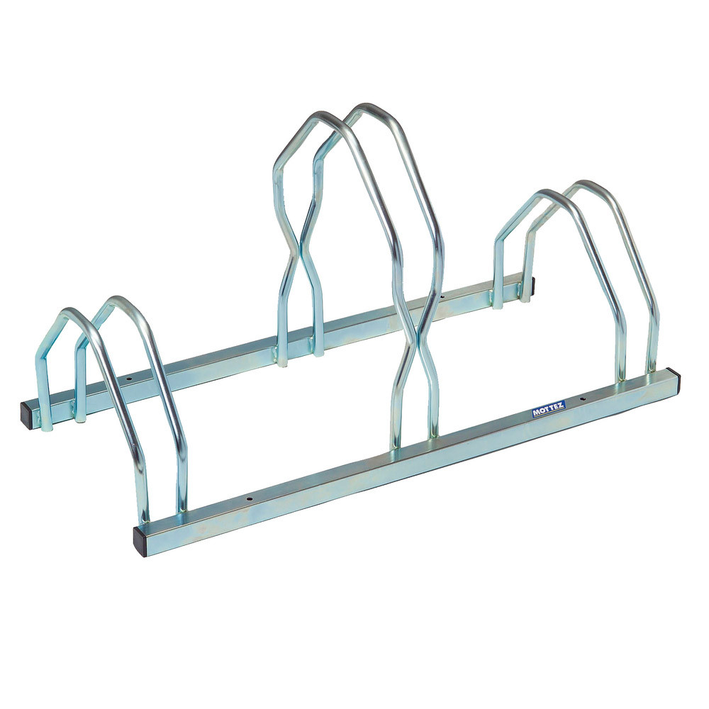 Support cycles à poser 2 niveaux 3 places