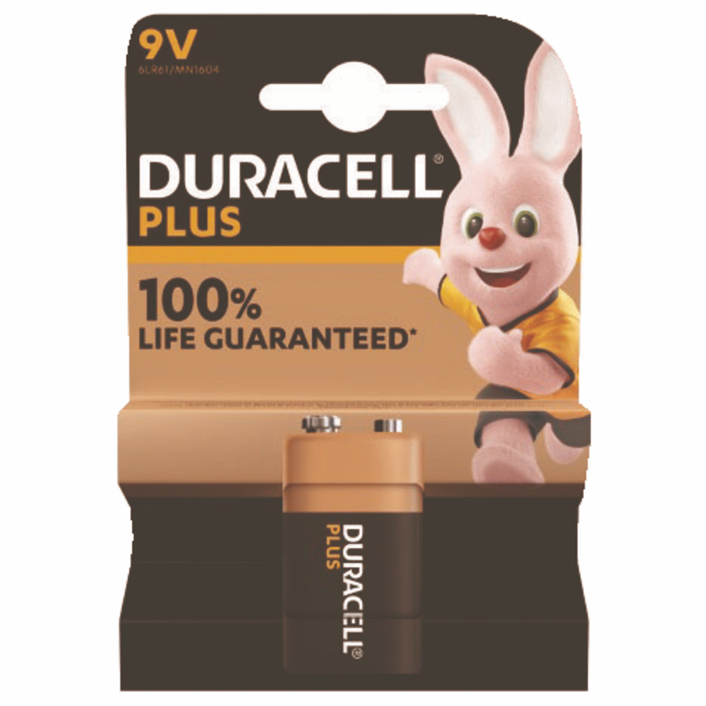 La pile Duracell Plus 9V