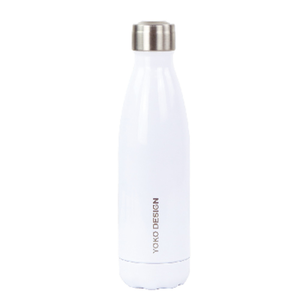 Gourde isotherme Yoko Design, 500 ml, coloris blanc