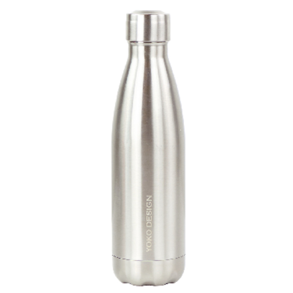 Gourde isotherme Yoko Design, 500 ml, inox
