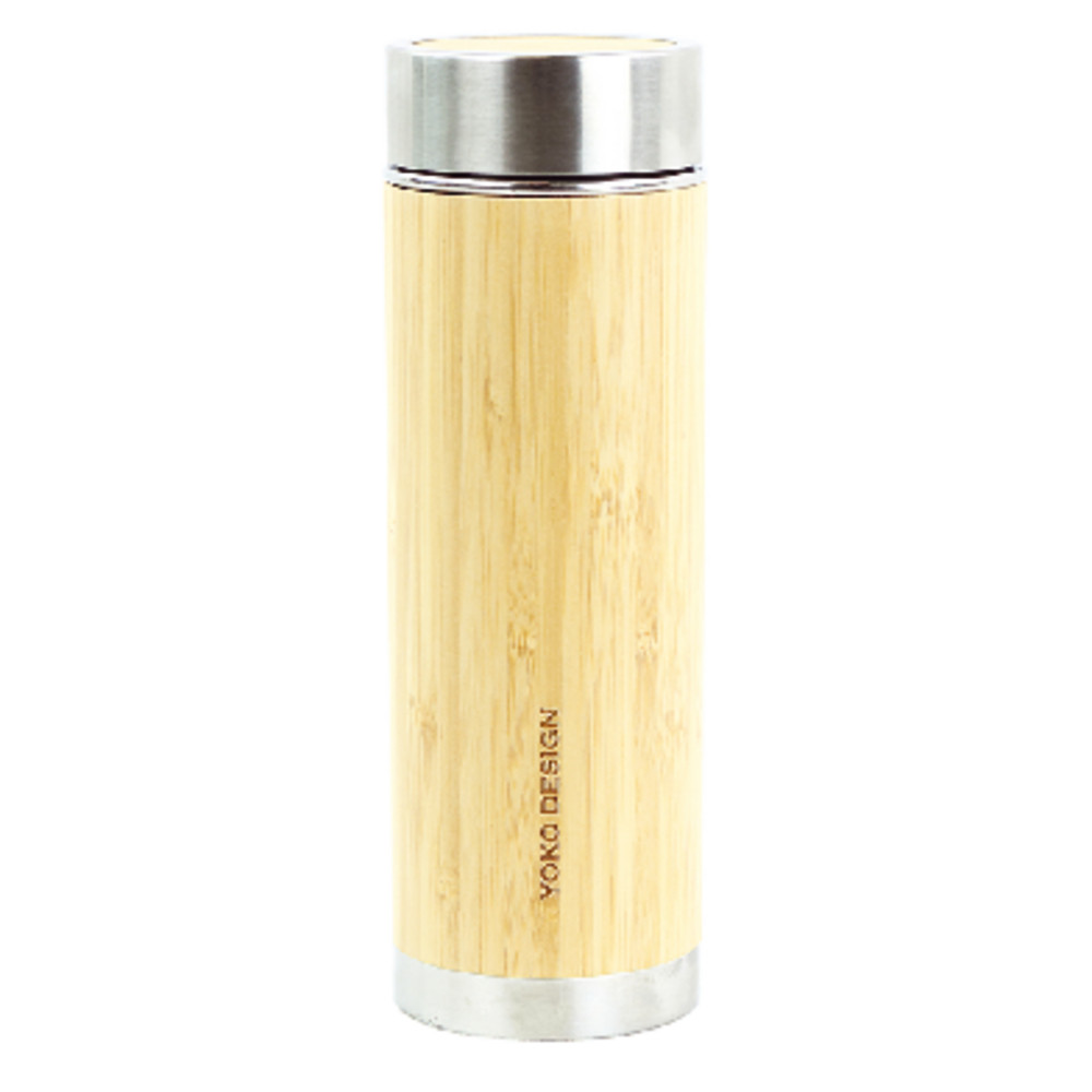 Théière isotherme Zen'n'go Yoko Design, 360 ml, matière bambou