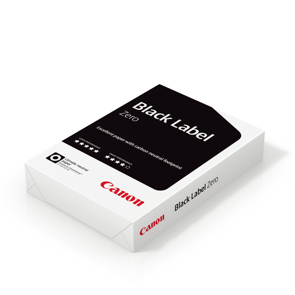 Ramettes papier Canon Black Zero FSC 80 g A4 blanc, lot de 5