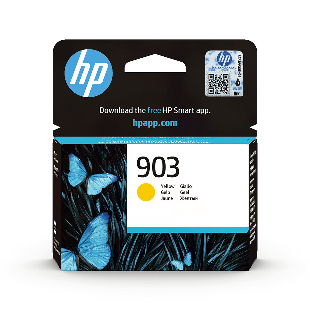 Cartouche encre HP 903 Officejet jaune pour imprimante jet d'encre
