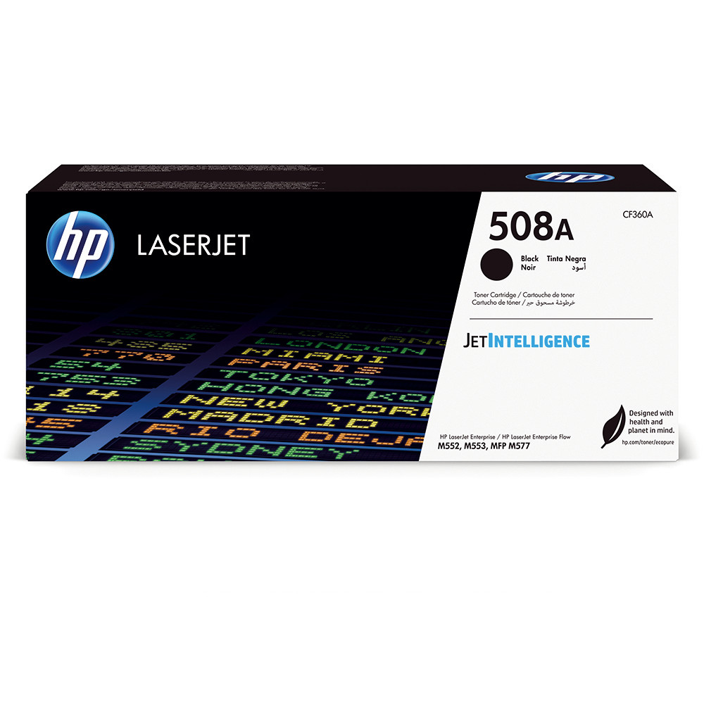 Cartouche toner HP 508A noir pour imprimante laser