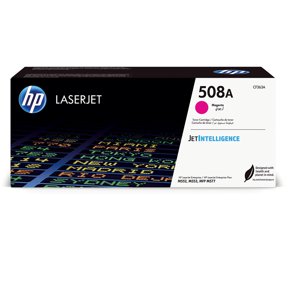 Cartouche toner HP 508A magenta pour imprimante laser