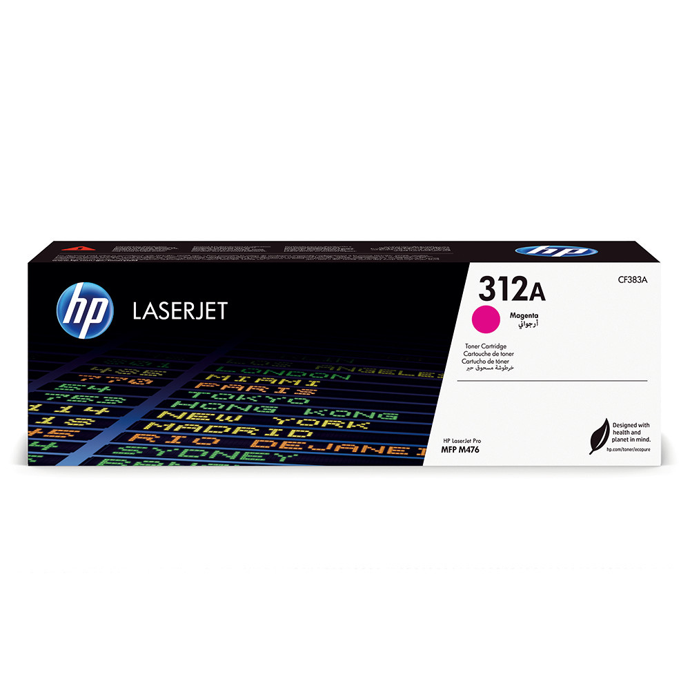 Cartouche toner HP 312A magenta pour imprimante laser