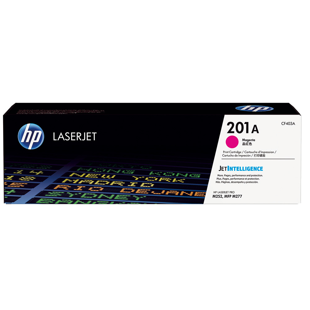 Cartouche toner HP 201A magenta pour imprimante laser