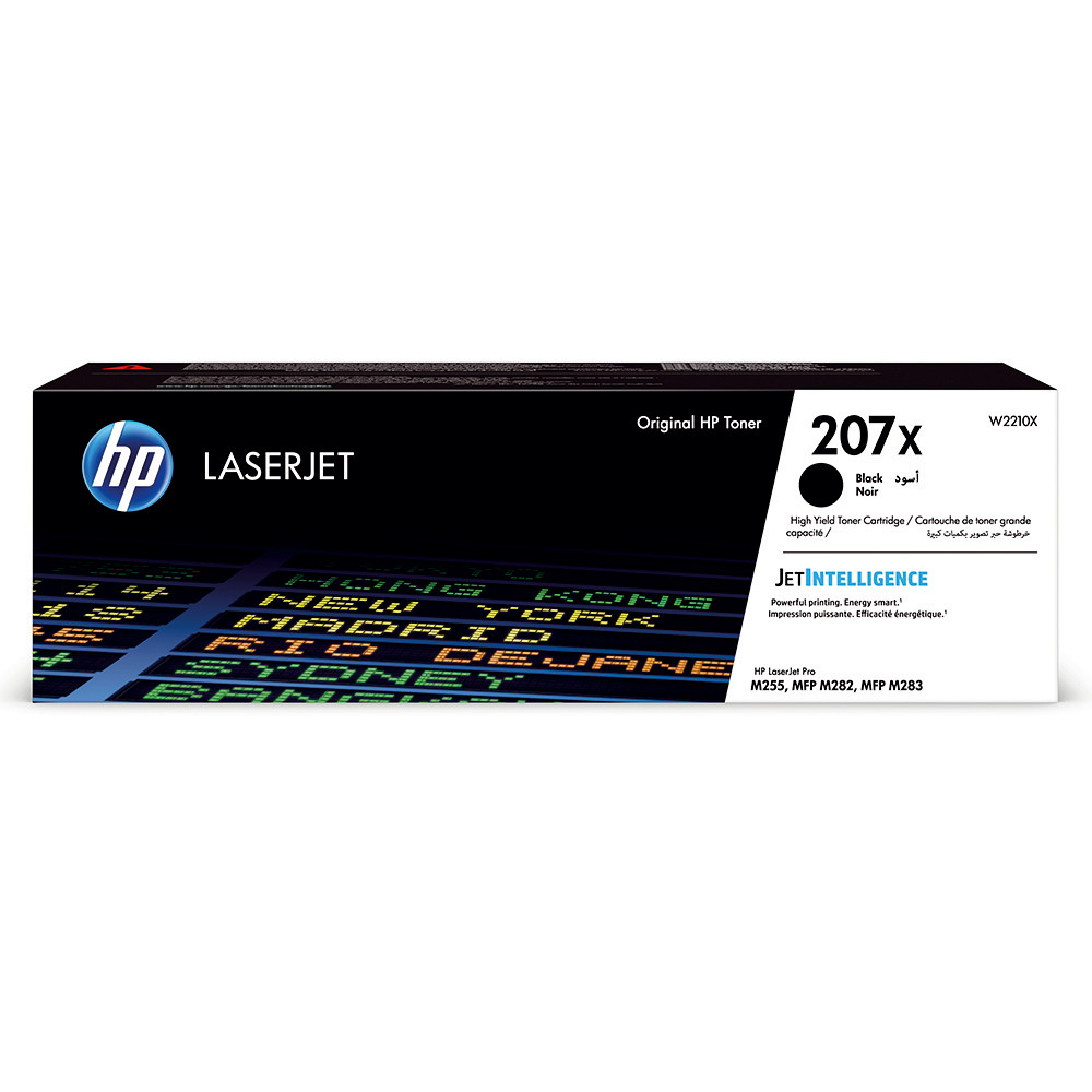 Cartouche toner HP 207X noir pour imprimante laser