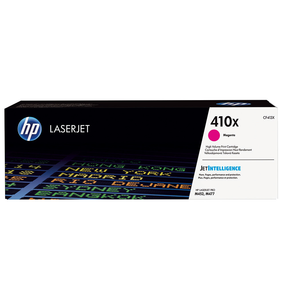 Cartouche toner HP 410X magenta pour imprimante laser