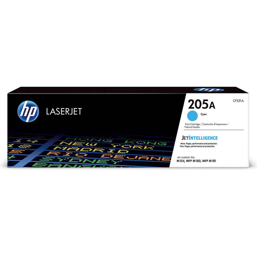 Cartouche toner HP 205A cyan pour imprimante laser