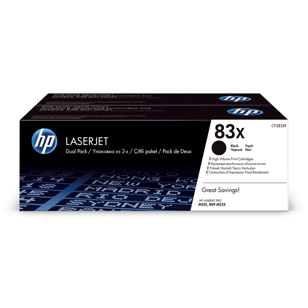 Cartouche toner HP 83X noir pour imprimante laser