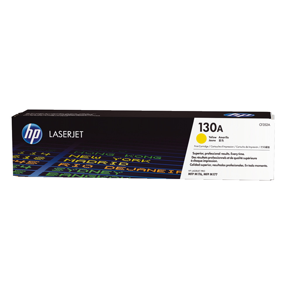 Cartouche toner HP 130A jaune pour imprimante laser