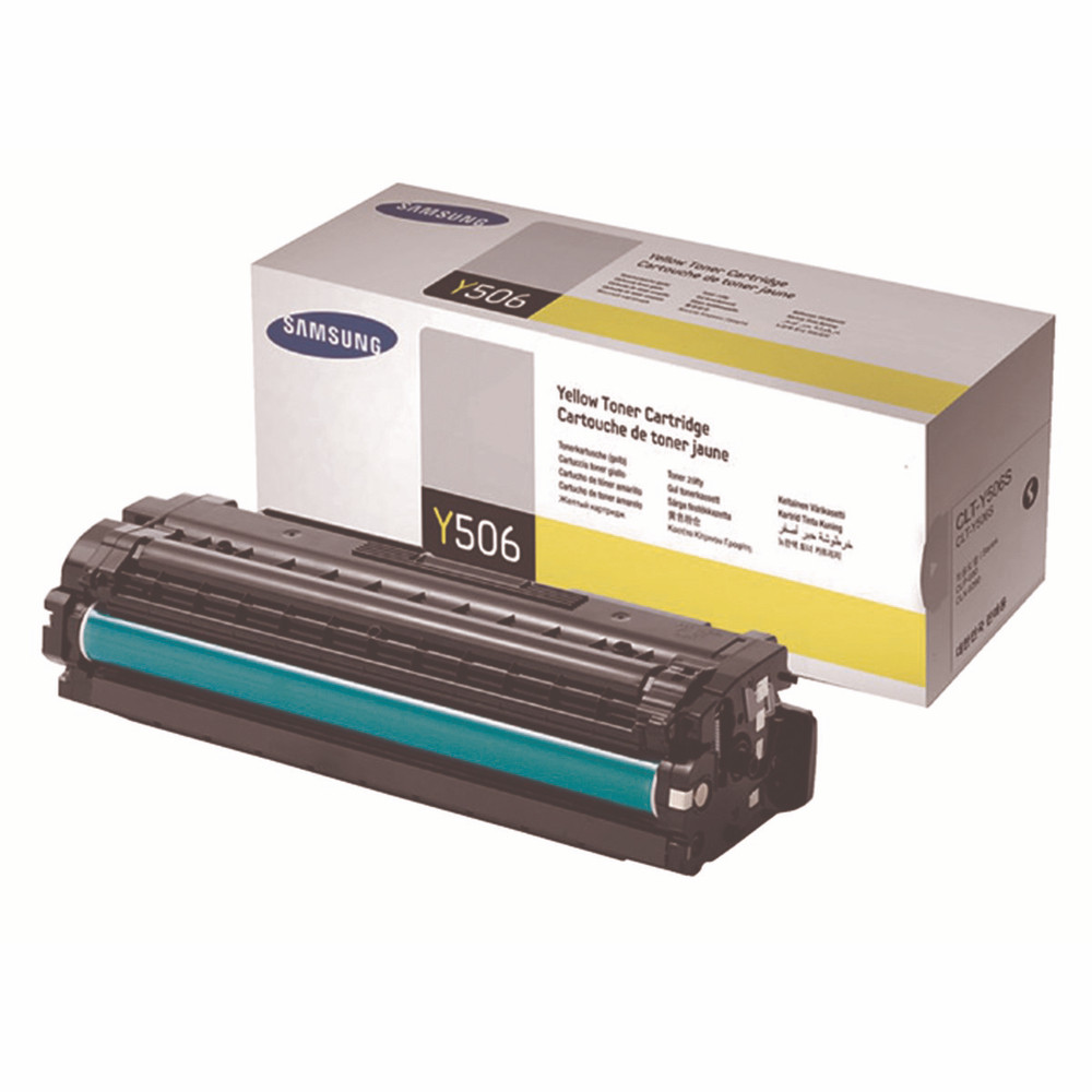 Cartouche de toner haut rendement Samsung CLT-C506L coloris jaune