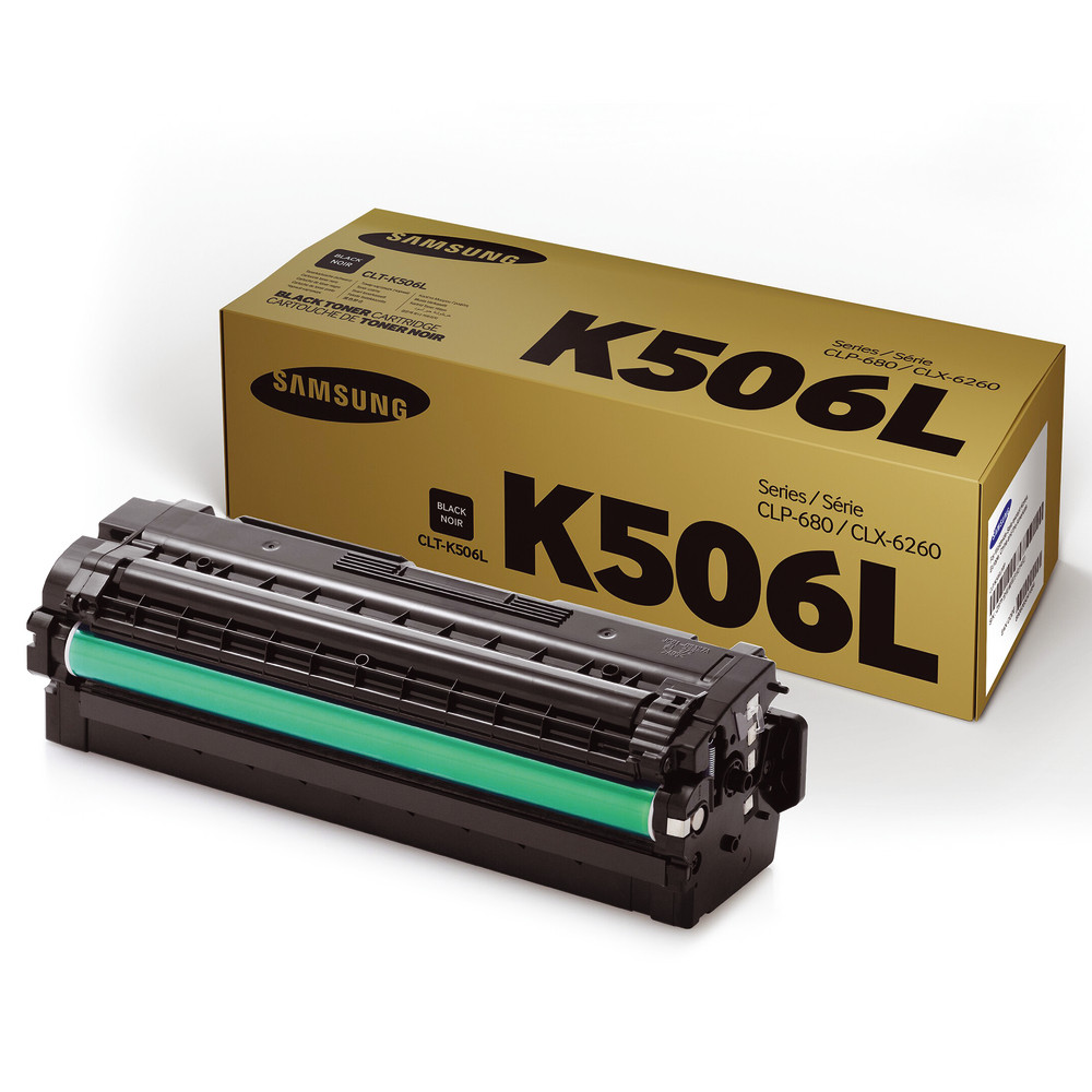 Cartouche de toner haut rendement Samsung CLT-K506L coloris noir