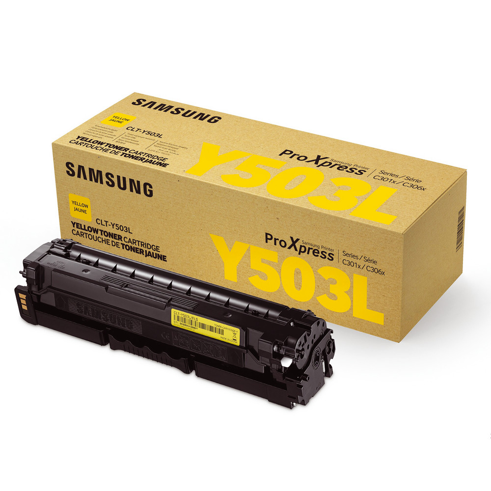 Cartouche de toner haut rendement Samsung CLT-M503L coloris jaune