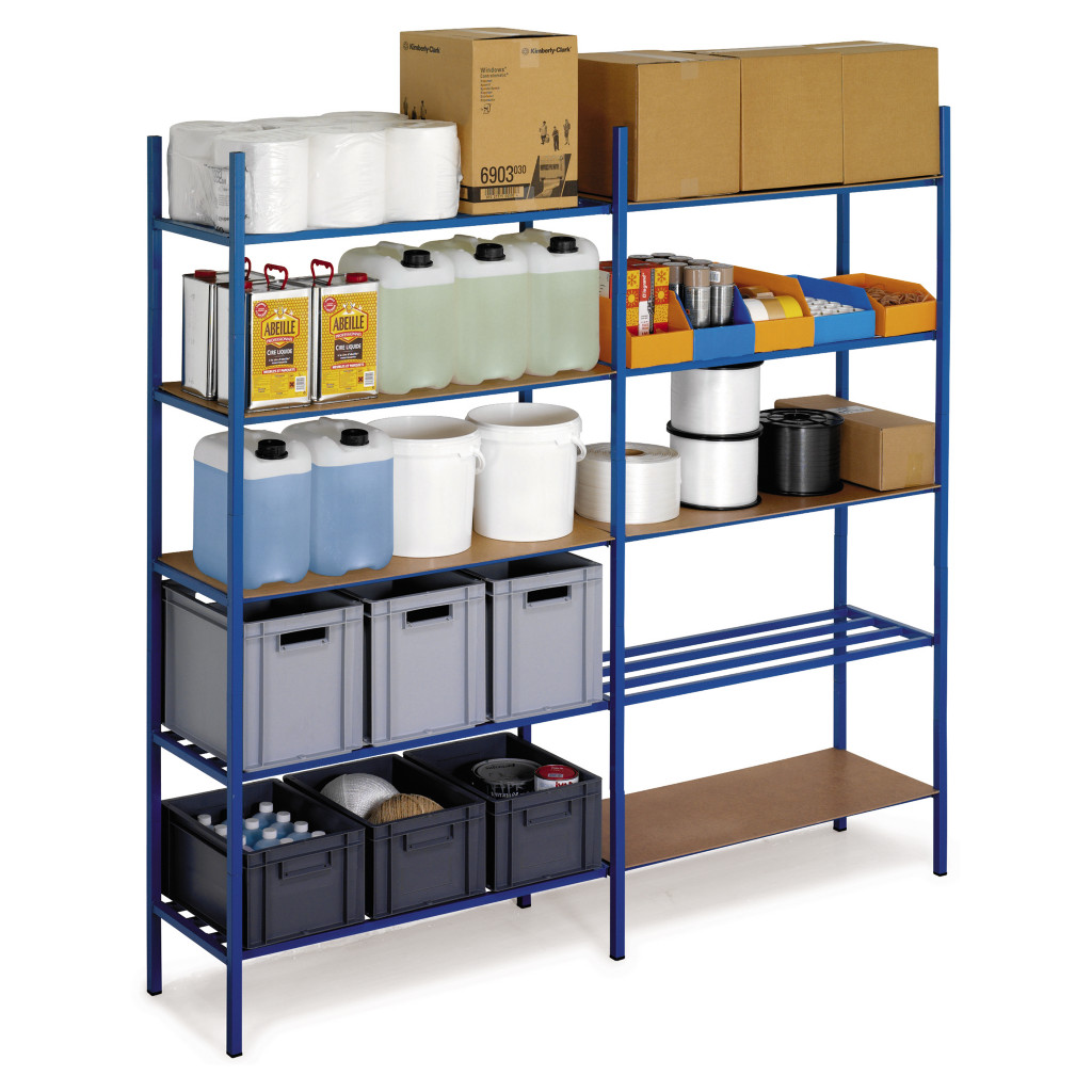 Rayonnage tubulaire Protub profondeur 30-40-50 cm