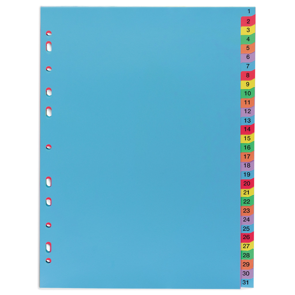 Intercalaires à touches imprimées