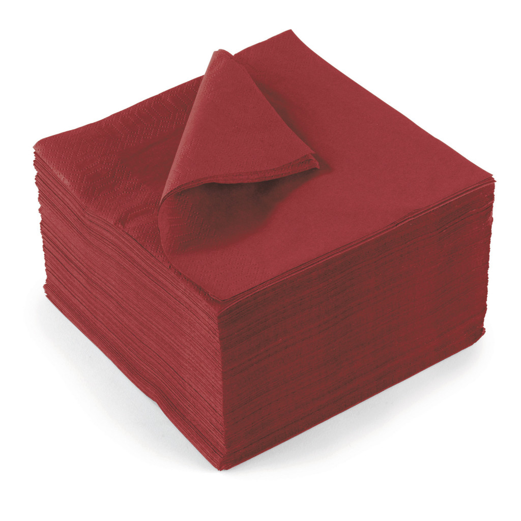 Coloured napkins