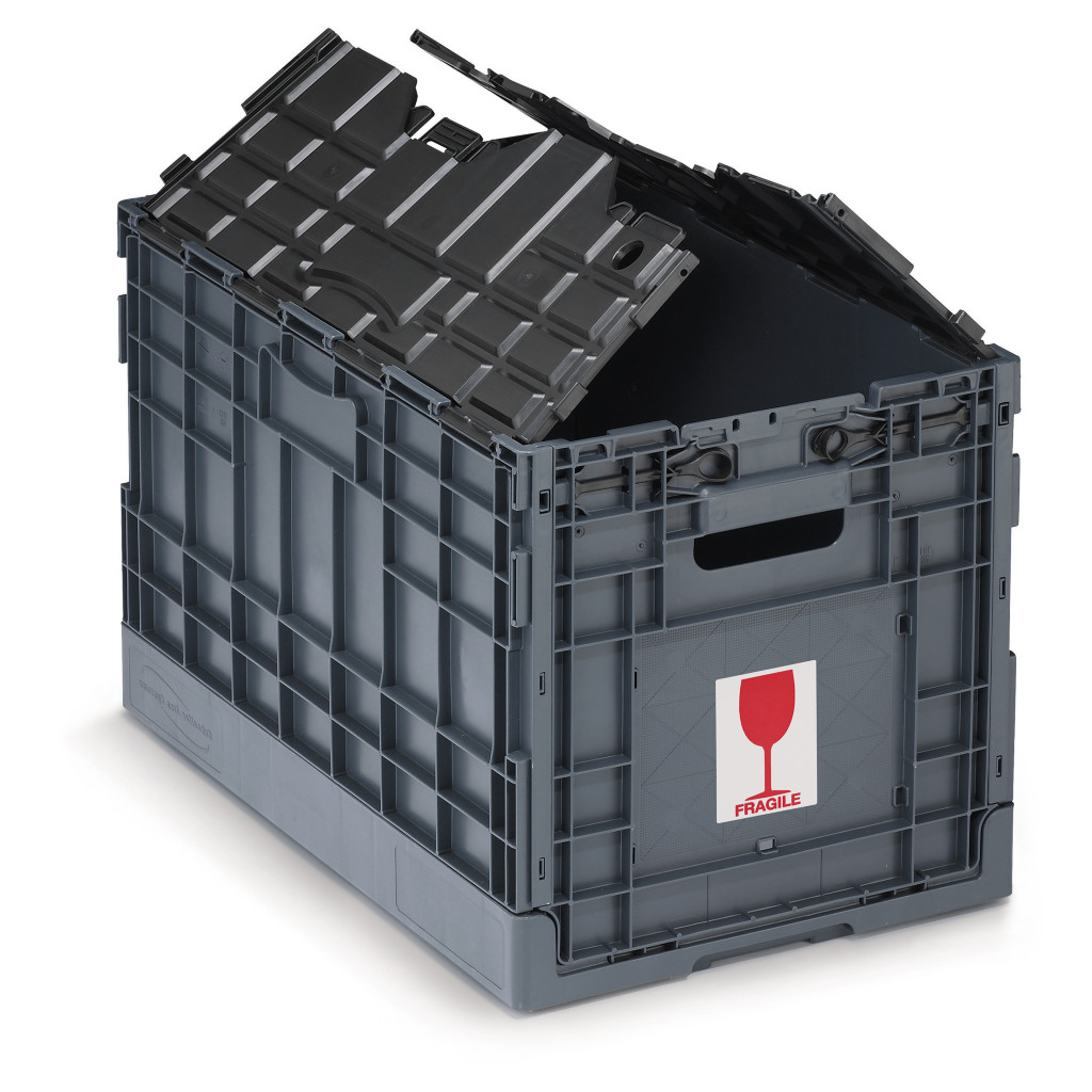  Caja de plástico plegable y apilable Schoeller Arca Systems