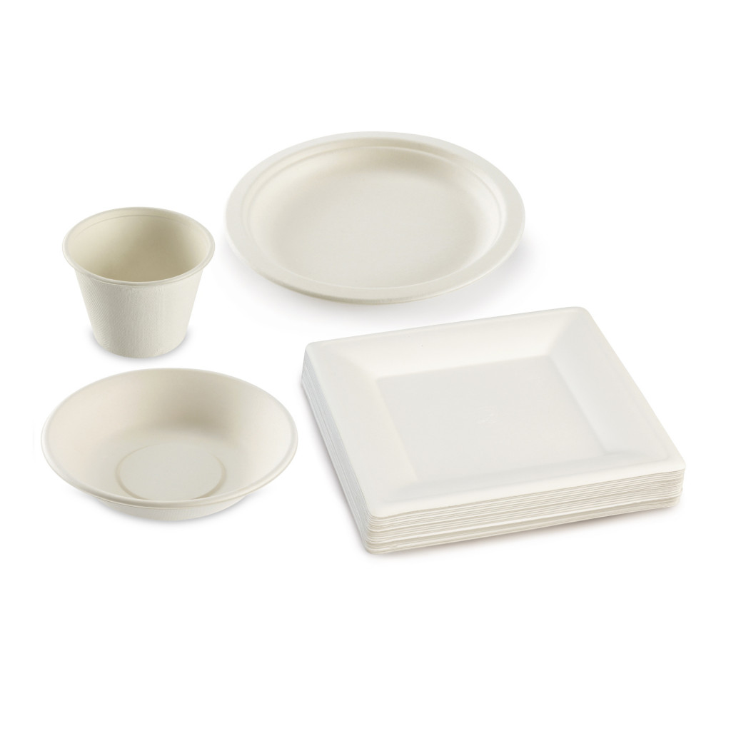 Assiettes et bols biodégradables