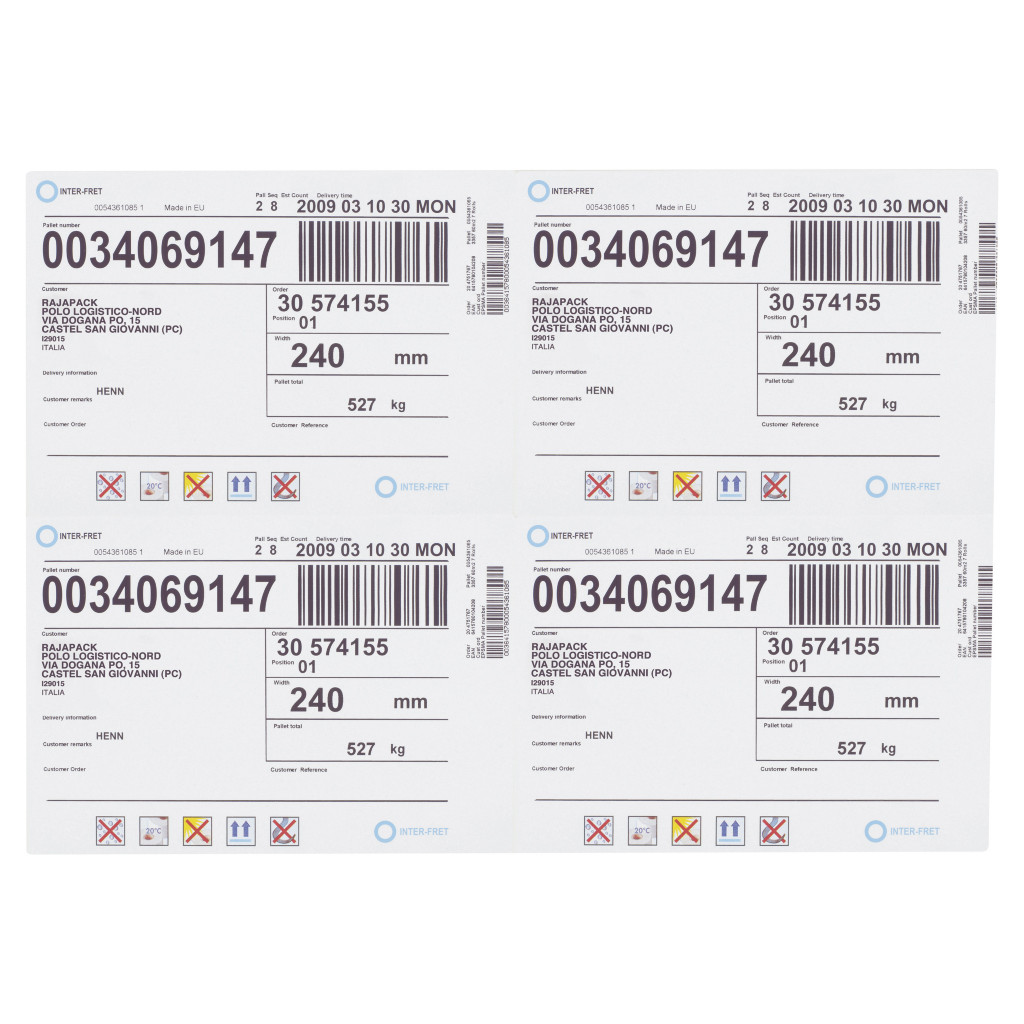 Etichette adesive stampabili extra resistenti