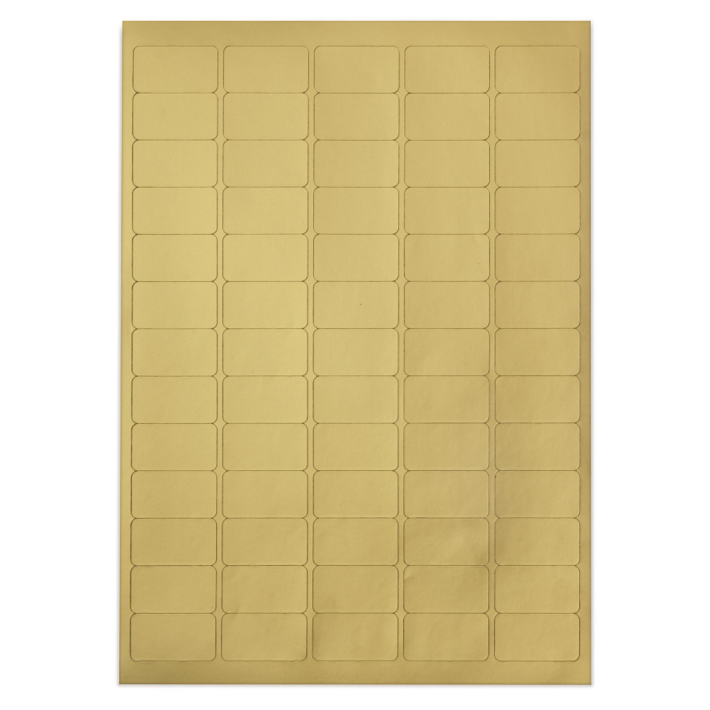 Etichette in poliestere oro per stampanti