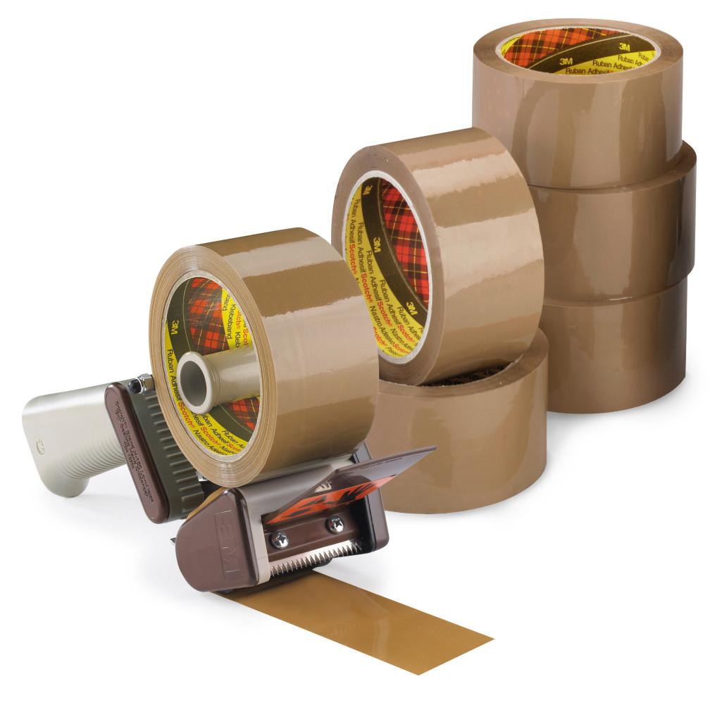 Kit 10 rollos cinta adhesiva polipropileno 35 micras Scotch™ 3M + precintadora