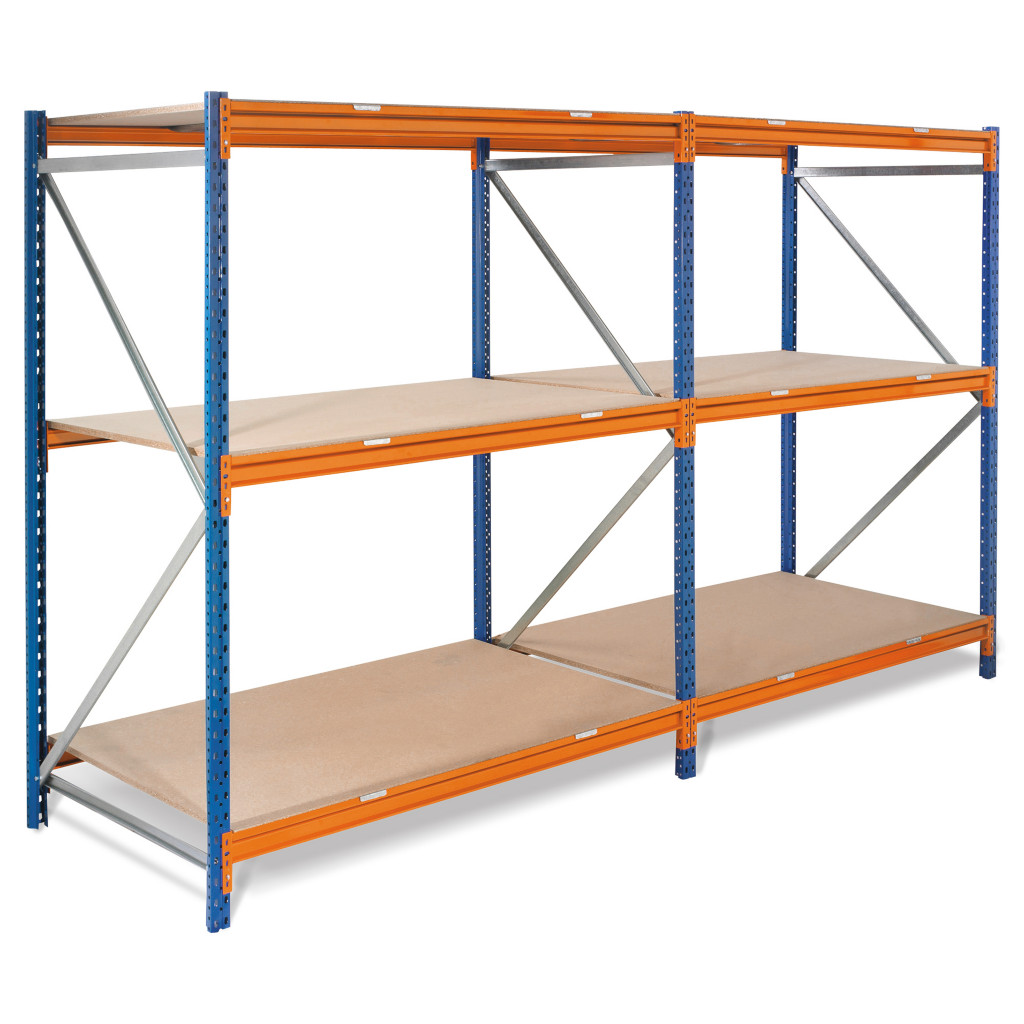 Lot de 2 longerons pour rayonnage Grand volume
