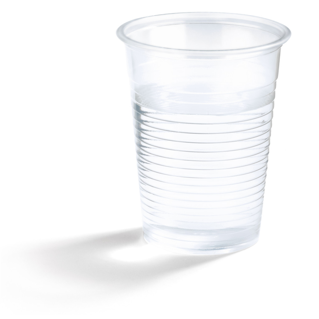 Polystyrene cups for cold drinks