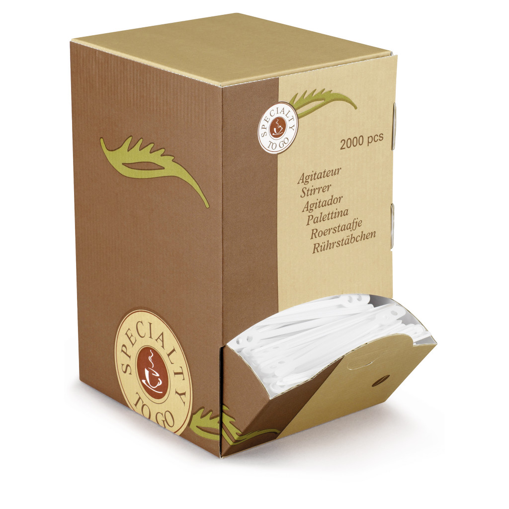Boîte distributrice d'agitateurs