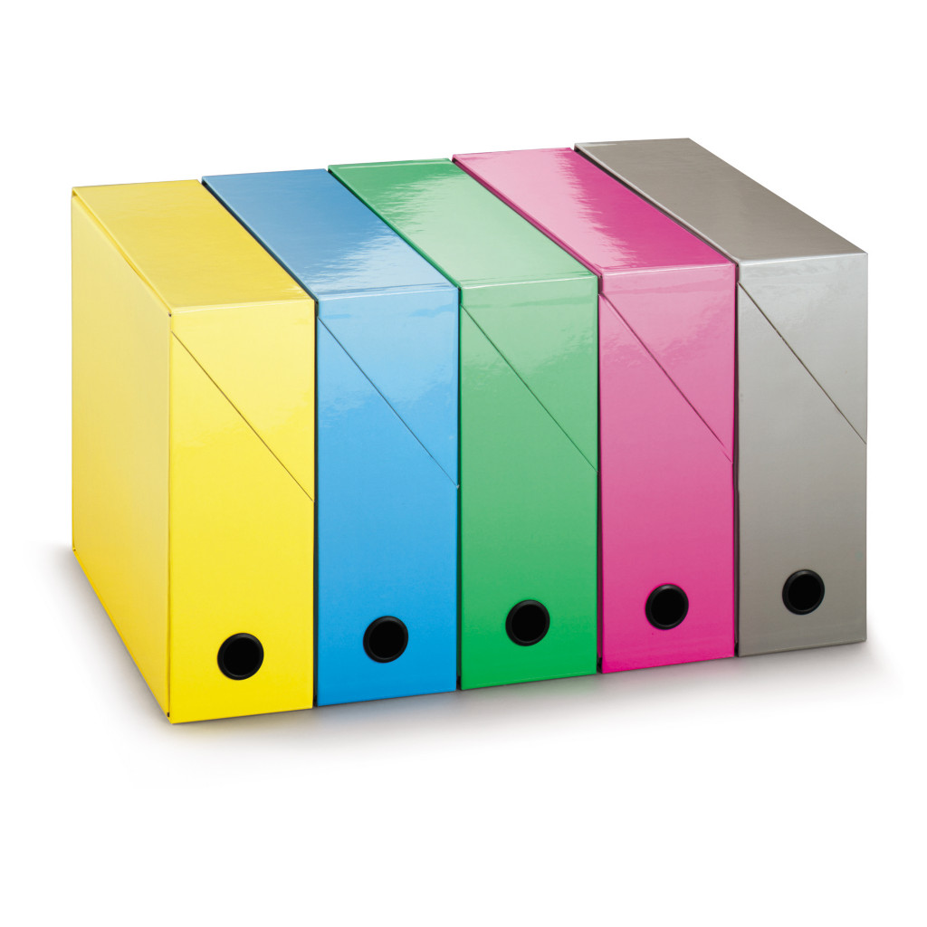 Boîte de classement brillante