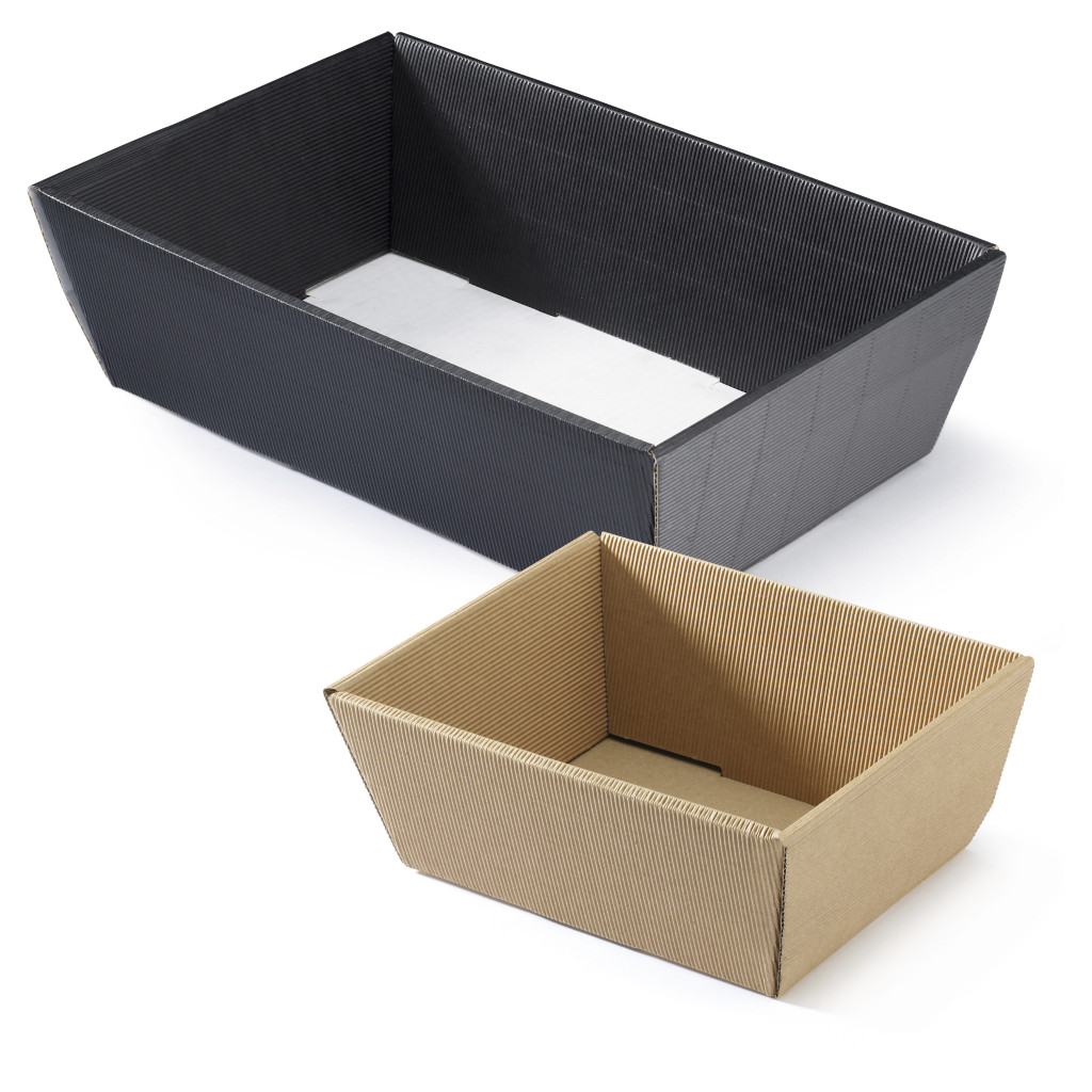 Corbeille carton micro cannelure