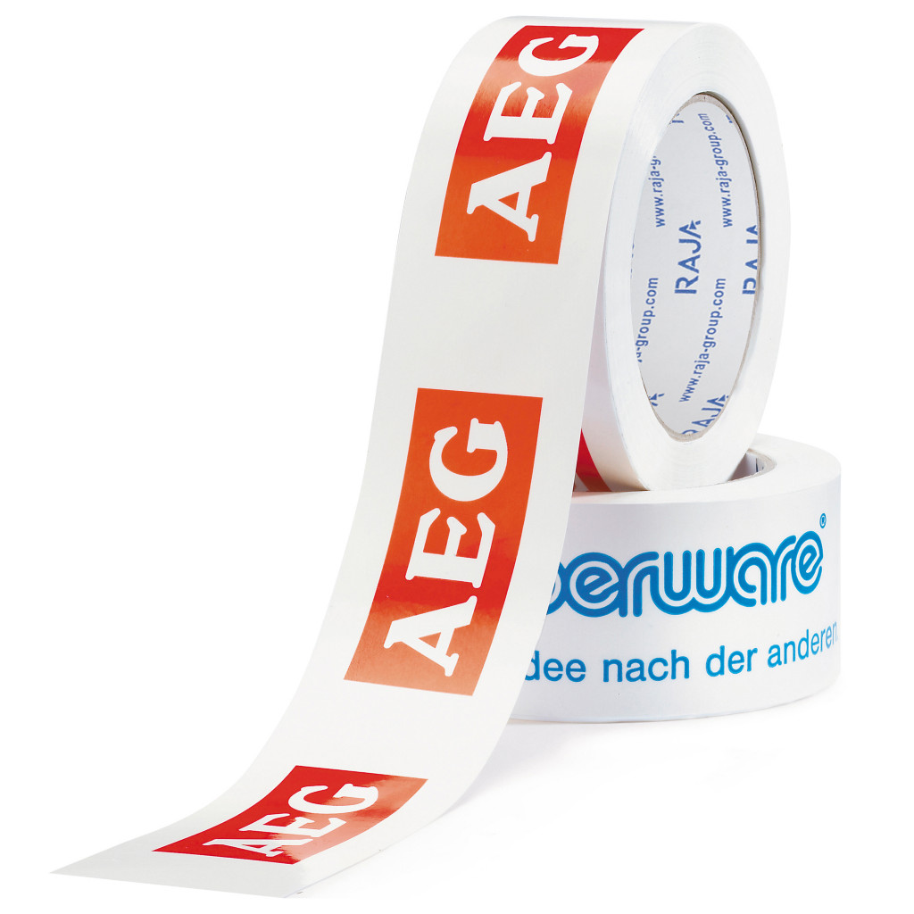 PVC Packband mit Firmenaufdruck RAJATAPE Standardqualität