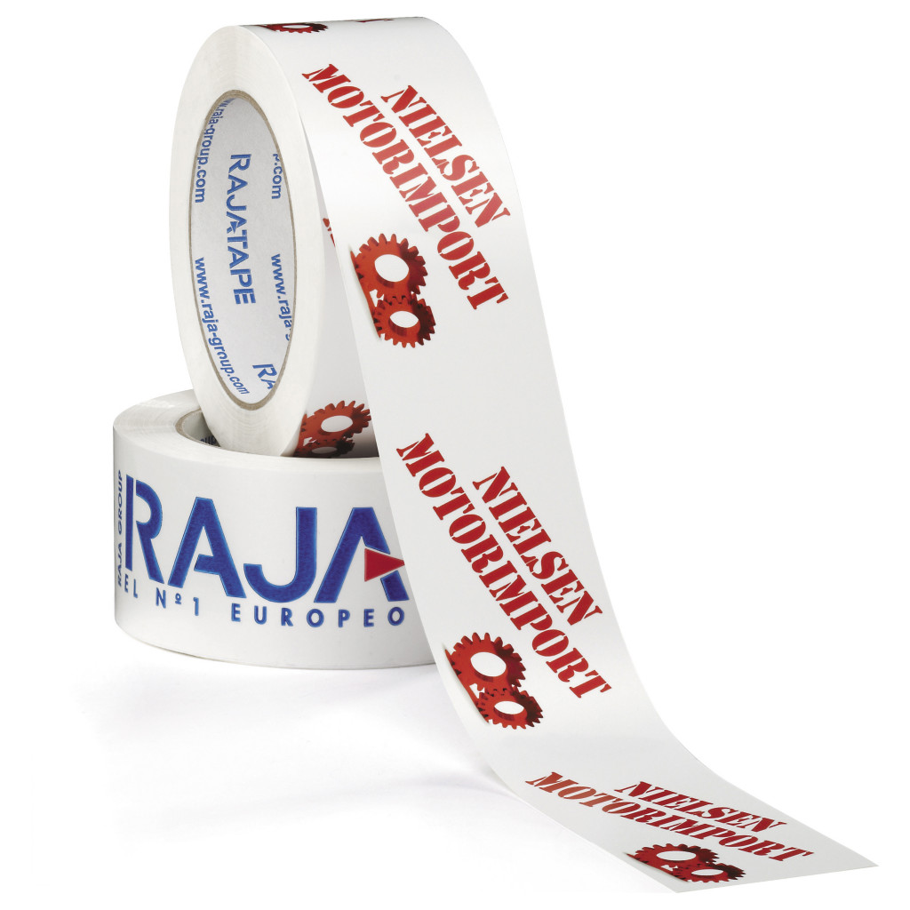 PP-Packband mit Firmenaufdruck RAJATAPE 