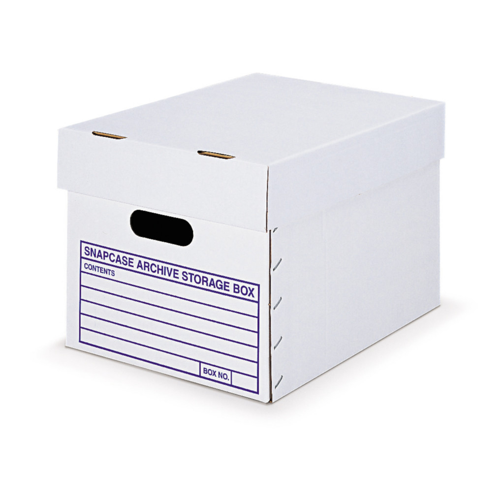 Snapcase Two-piece, cardboard archive boxes