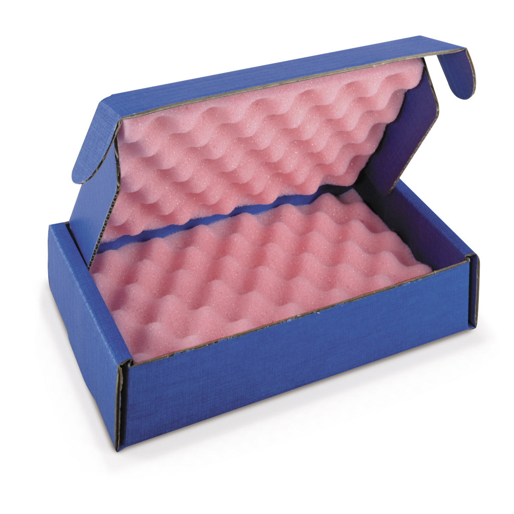 Boîte carton blindé avec mousse antistatique intégrée