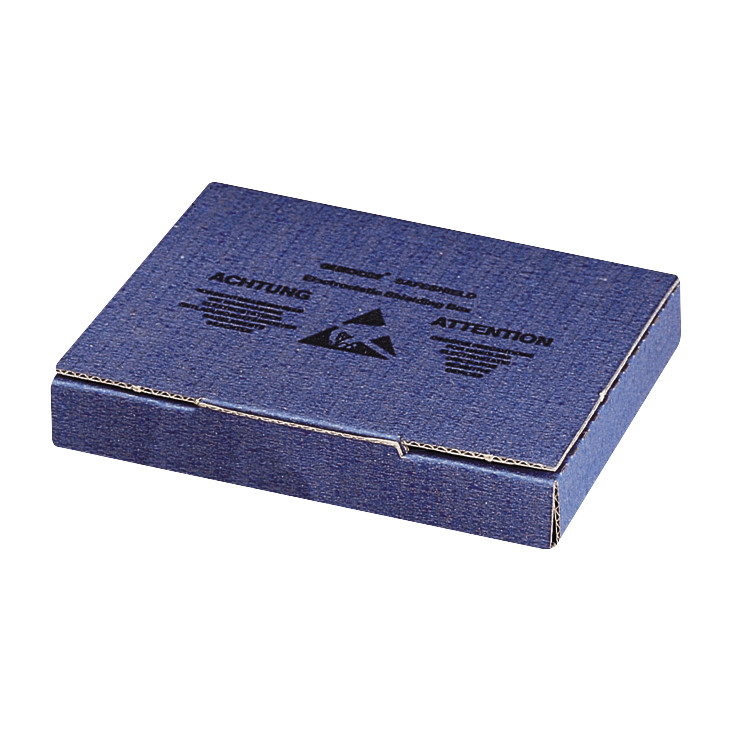 Étui carton blindé avec mousse noire conductrice