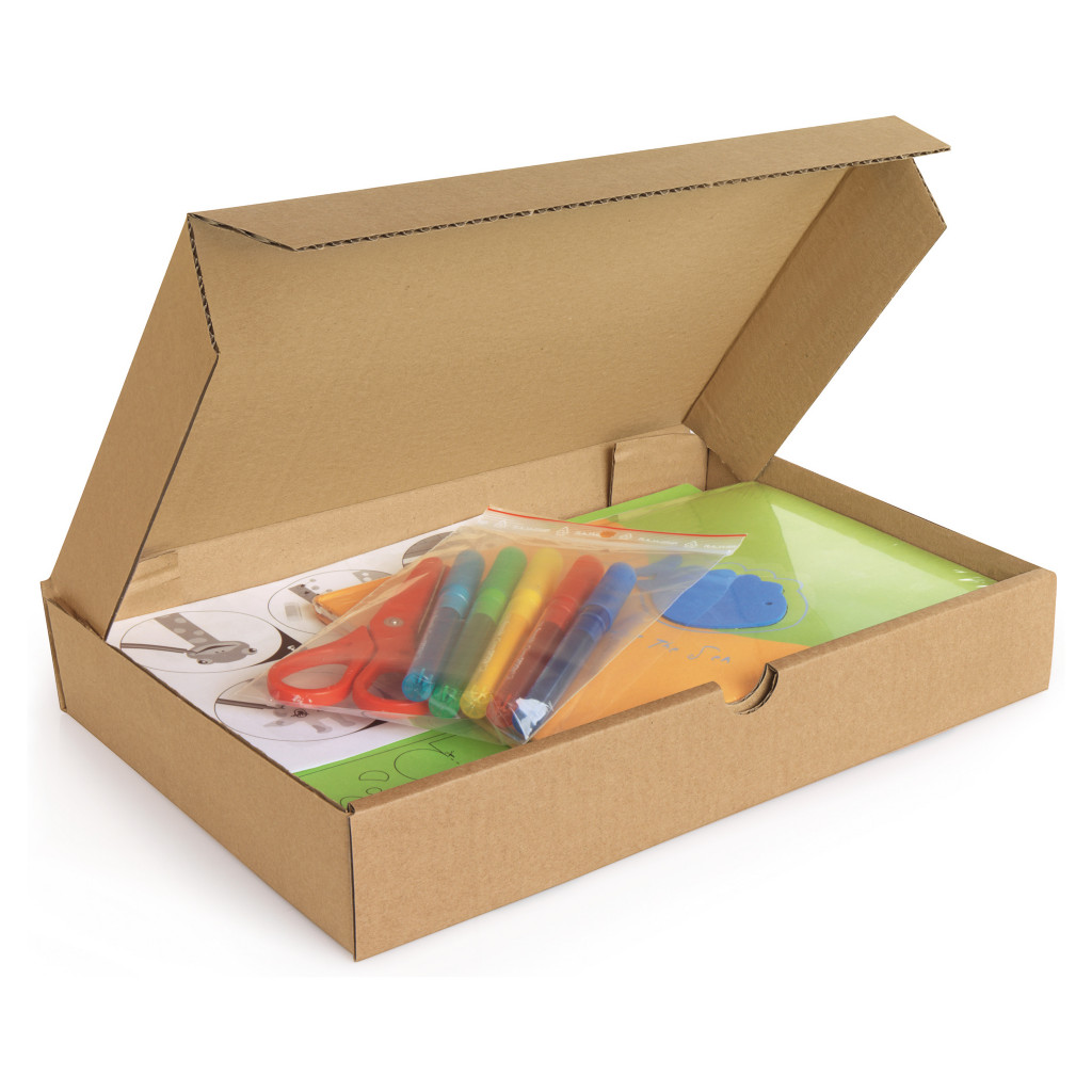 Boîte postale carton extra-plate brune

