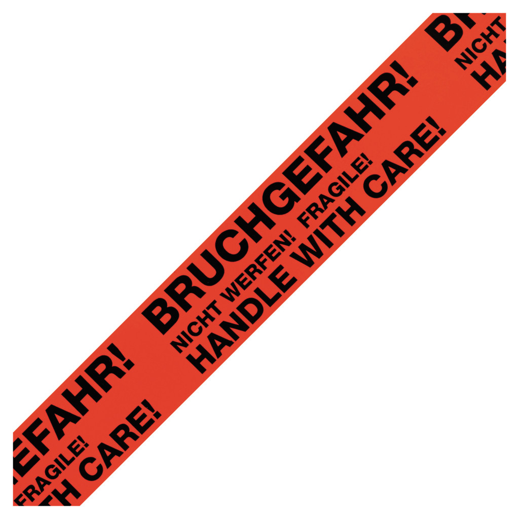 Low-noise PP Warnband mit Standardaufdruck